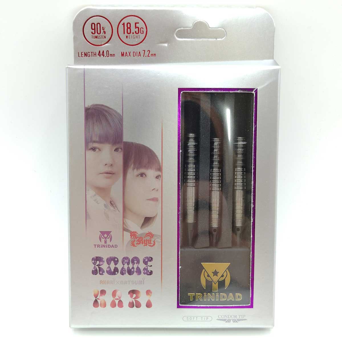 トリニダード 龍ダーツ コラボ ロメカリ 岩田夏海 大城明香利 ダーツ バレル TRiNiDAD×Ryu ROMEKARI 2BA TRiNiDAD