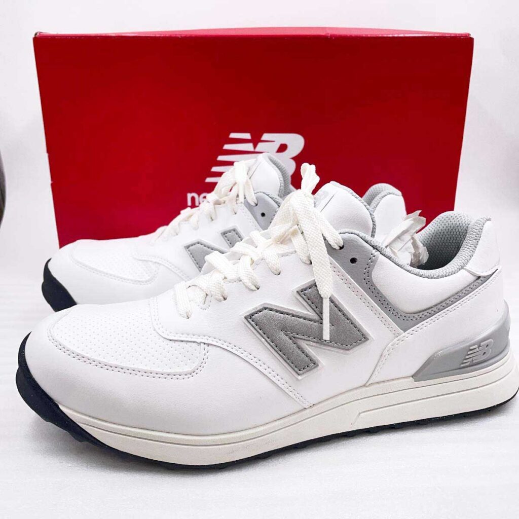 ニューバランス スパイクレス 574 V3 SL ゴルフシューズ 25.5cm ホワイト UGS574S3 メンズ NEW BALANCE 2025年春夏
