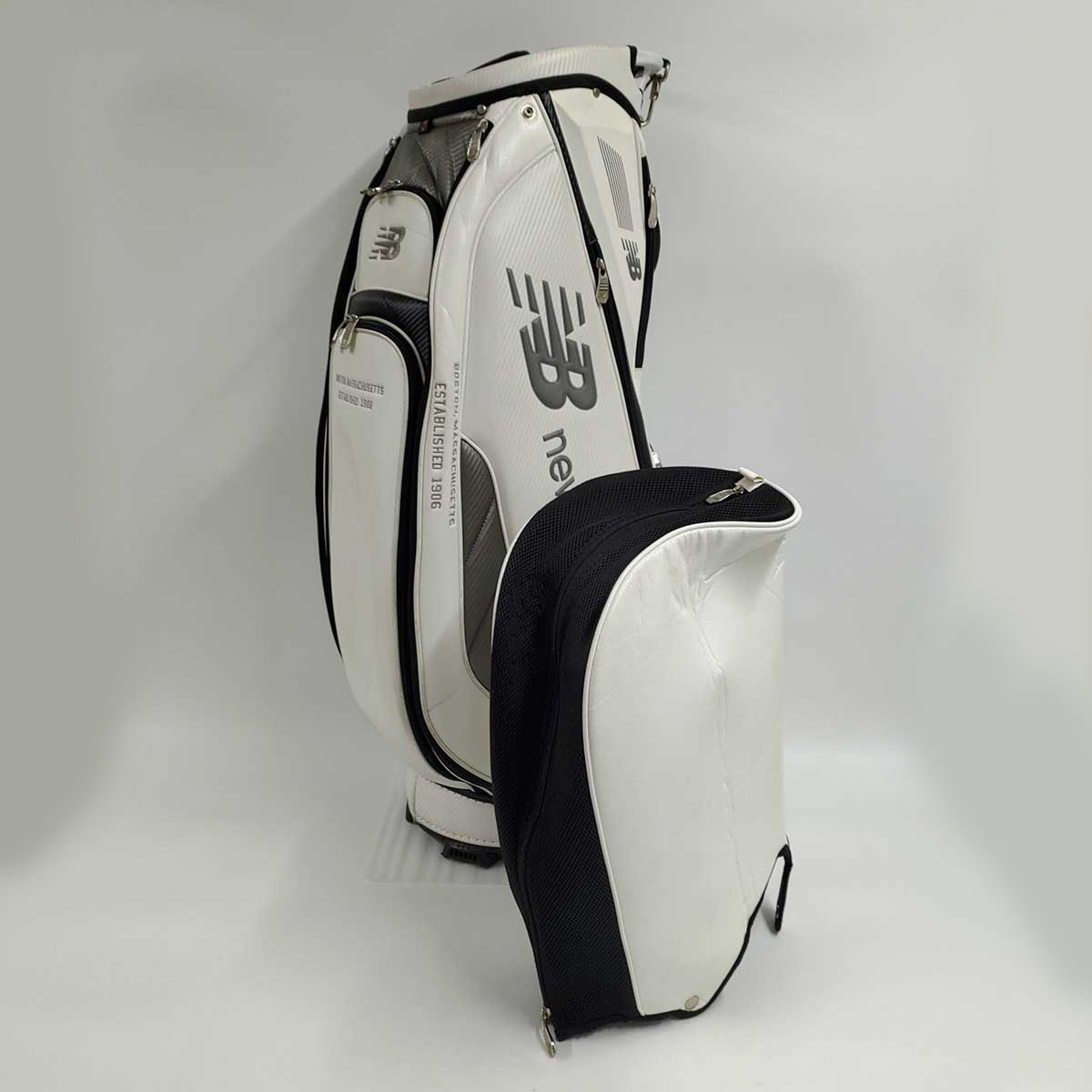 ニューバランス ゴルフ キャディバッグ 9.5型 ホワイト NEW BALANCE キャディバッグ