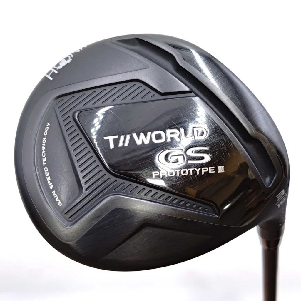 T//WORLD GS PROTOTYPE 3 フェアウェイウッド 3W 15度 本間ゴルフ VIZARD FZ-6S シャフト ヘッドカバー付き