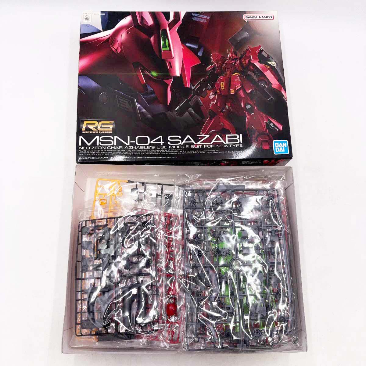 [説明書無し] BANDAI SPIRITS バンダイスピリッツ RG 1/144 サザビー プラモデル 機動戦士ガンダム逆襲のシャア
