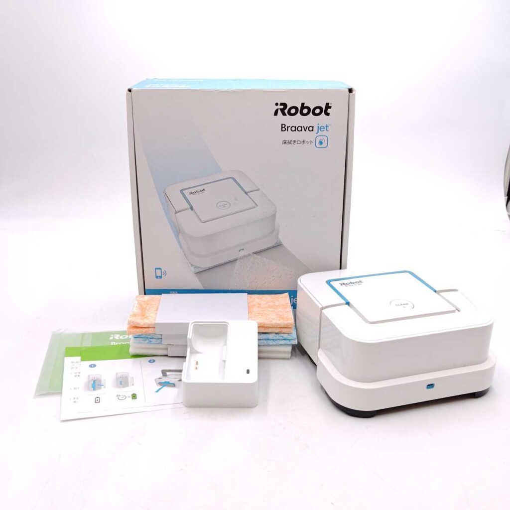 アイロボット ブラーバジェット240 床拭きロボット 水拭き 雑巾がけ 静音 落下回避 花粉対策 B240060 iRobot