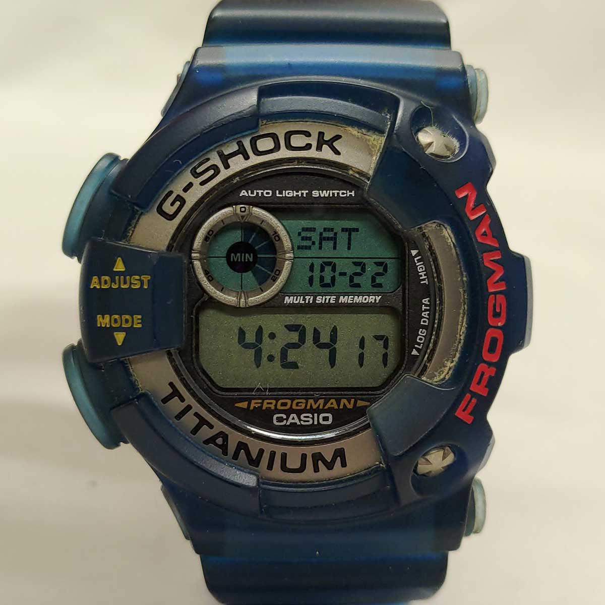 カシオ G-SHOCK Gショック FROGMAN フロッグマン チタン クォーツ 腕時計 DW-9900 メンズ CASIO