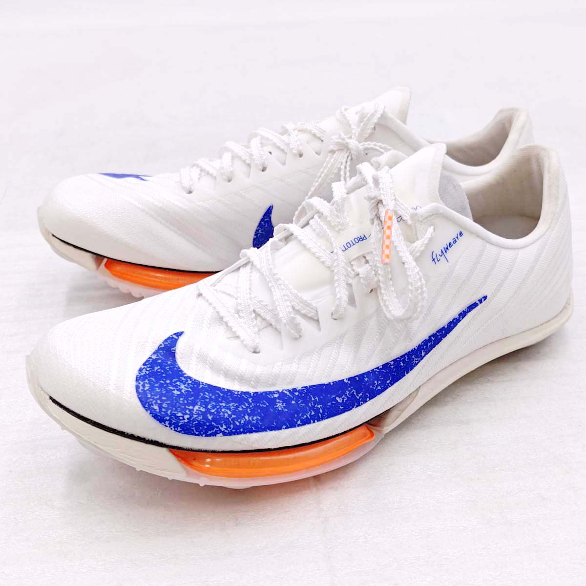 ナイキ マックスフライ 2 ブループリント トラックアンドフィールド 24cm ホワイト/ブルー FD8396-900 NIKE 陸上スパイク シューズケース付 Flyweave構造