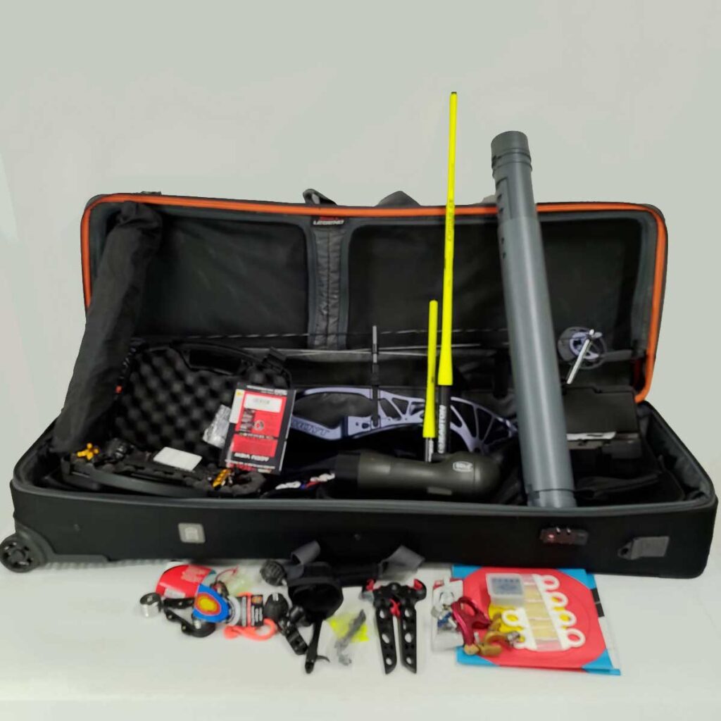 HOYT Prevail EASTON スタビライザー AXCEL コンパウンドサイト スコープ KEGEND ボウケース 他 アーチェリー 道具 一式