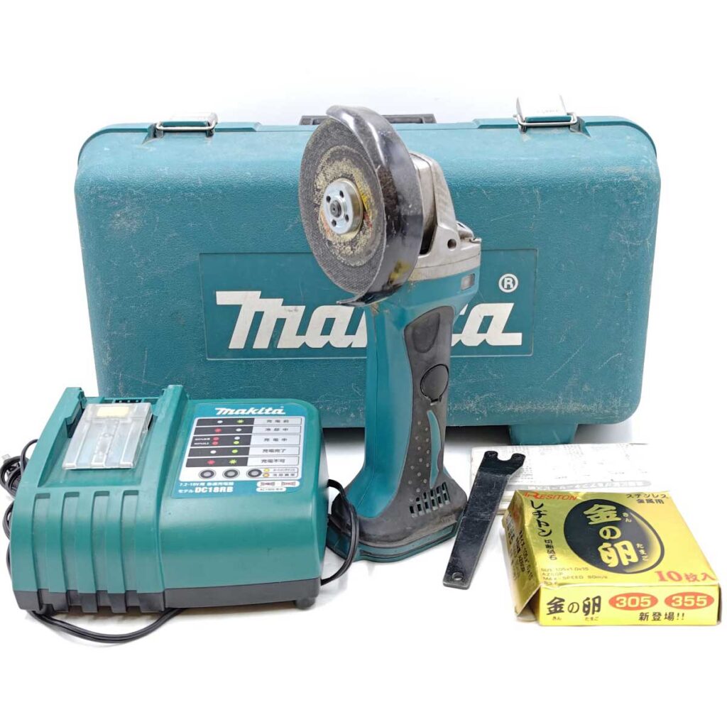 マキタ 充電式ディスクグラインダ GA4000D makita 充電器 ケース付き