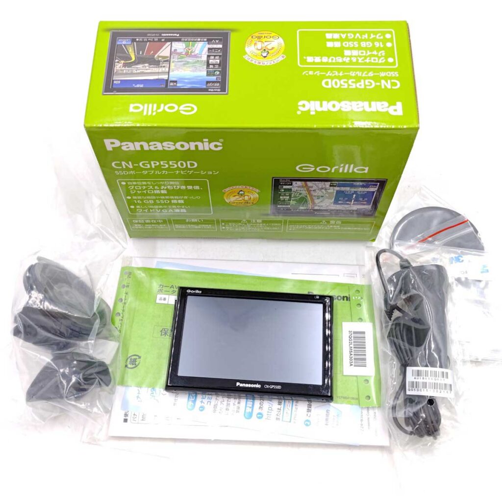 パナソニック ポータブルナビ カーナビゲーション Gorilla ゴリラ 2015年 CN-GP550D Panasonic