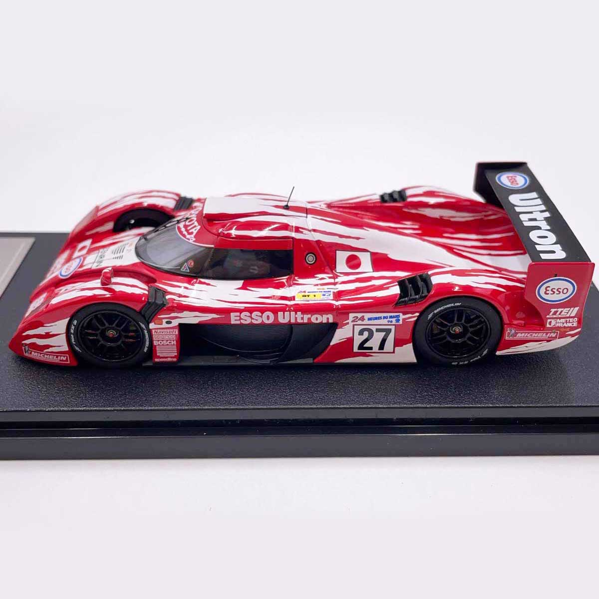 hpi-racing 1/43 トヨタ GT-One(#27) 1998 ルマン レッド/ホワイト 8141 ミニカー